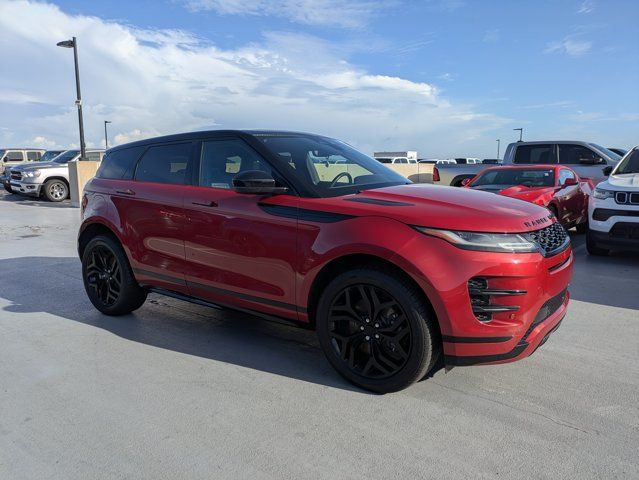 Red 2022 Land Rover Range Rover Evoque SUV / Crossover All-Wheel Drive 9-Speed Automatic