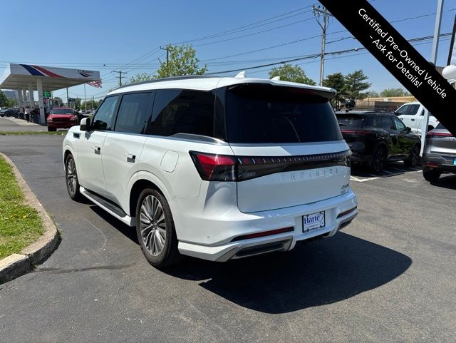 CPO White 2025 INFINITI QX80 SENSORY for Sale in Hartford, CT