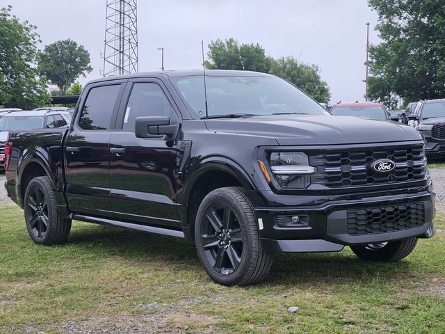 Agate Black Metallic 2026 Ford F-150 STX SuperCrew 4WD Pickup Truck Four-Wheel Drive Automatic