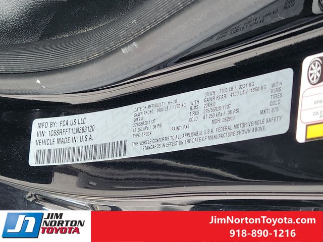 Used 2020 Ram 1500 Truck