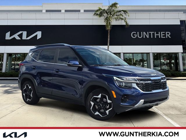 Dark Ocean Blue 2024 Kia Seltos EX FWD SUV / Crossover Front-Wheel Drive Continuously Variable Transmission