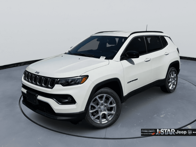 Bright White Clearcoat 2024 Jeep Compass SUV / Crossover Four-Wheel Drive 8-Speed Automatic