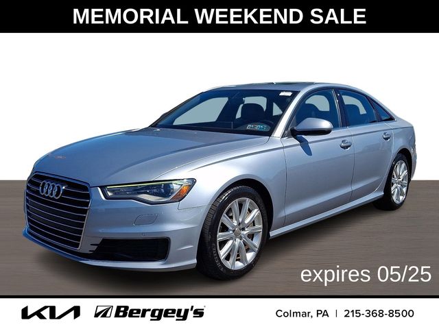 Silver Metallic 2016 Audi A6 2.0T quattro Premium Plus Sedan AWD Sedan All-Wheel Drive 8-Speed Automatic