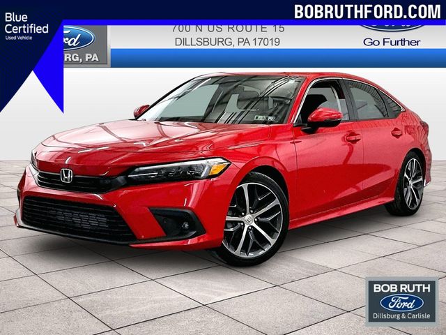 2024 Honda Civic Touring Red at South Hills Kia