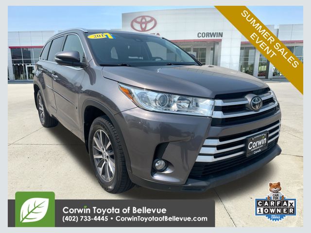 Predawn Gray Mica 2017 Toyota Highlander SUV / Crossover All-Wheel Drive 8-Speed Automatic