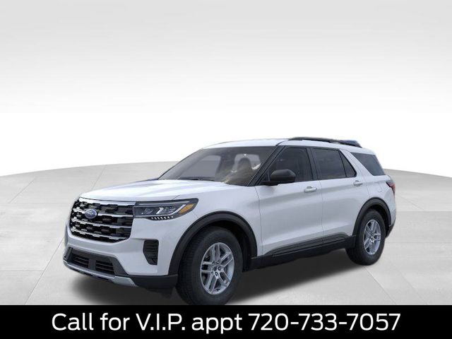 Space White Metallic 2026 Ford Explorer Active AWD SUV / Crossover All-Wheel Drive Automatic