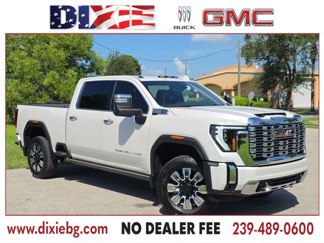 White Frost 2024 GMC Sierra 2500HD Pickup Truck Four-Wheel Drive Automatic