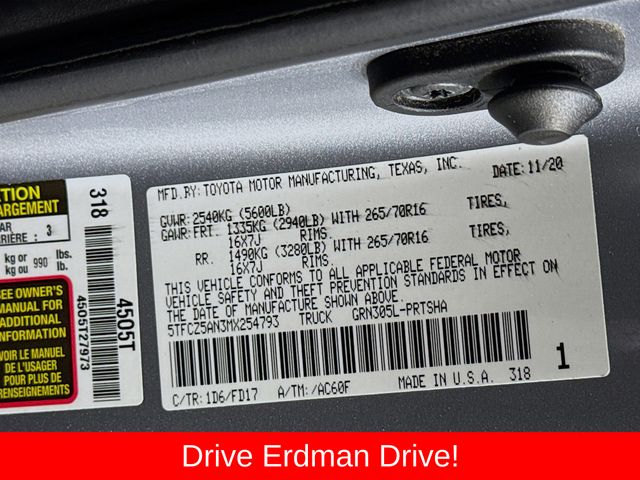 Used 2021 Toyota Tacoma Truck