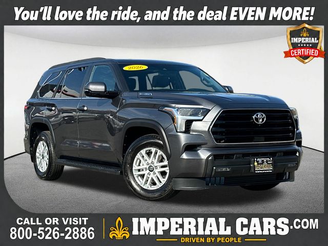 Magnetic Gray Metallic 2026 Toyota Sequoia SUV / Crossover Four-Wheel Drive Automatic