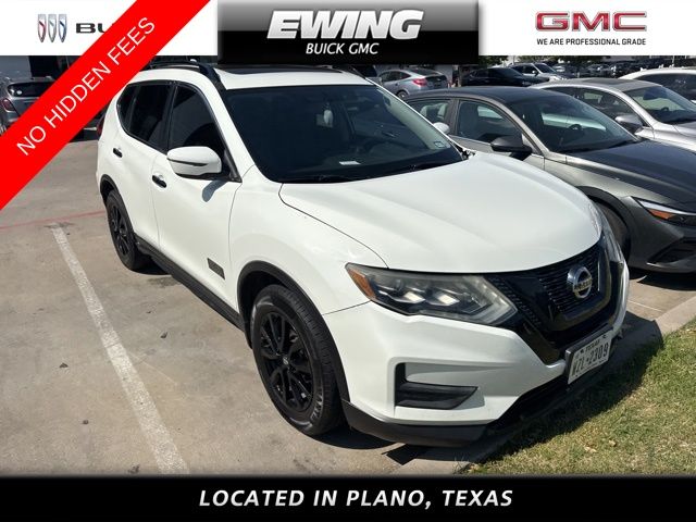 Glacier White 2017 Nissan Rogue SV FWD SUV / Crossover Front-Wheel Drive Continuously Variable Transmission