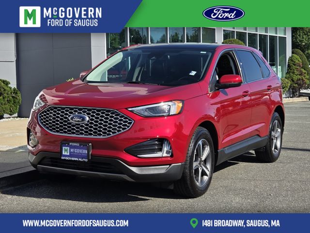 Rapid Red Metallic Tinted Clearcoat 2023 Ford Edge SEL AWD SUV / Crossover All-Wheel Drive 8-Speed Automatic