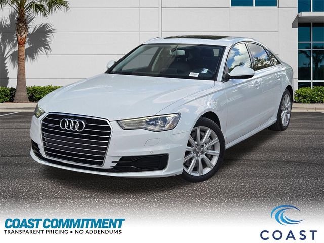 Glacier White 2016 Audi A6 2.0T quattro Premium Plus Sedan AWD Sedan All-Wheel Drive 8-Speed Automatic