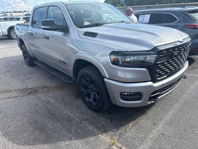 Billet Silver Metallic Clearcoat 2025 RAM 1500 Pickup Truck Four-Wheel Drive 8-Speed Automatic