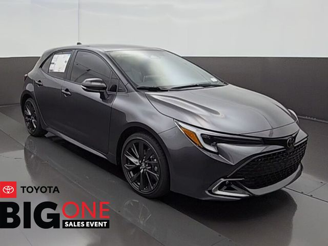 Midnight Black Metallic 2026 Toyota Corolla Hatchback Hatchback Front-Wheel Drive Continuously Variable Transmission