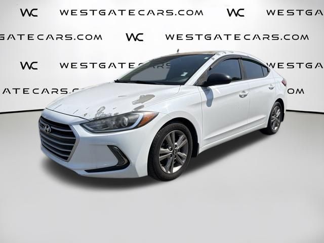Quartz White Pearl 2017 Hyundai Elantra Sedan Front-Wheel Drive 6-Speed Automatic