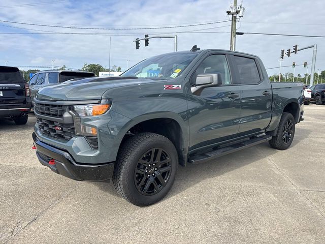 2026 Chevrolet Silverado 1500 Custom Trail Boss Gray at Supreme Chevrolet of Gonzales