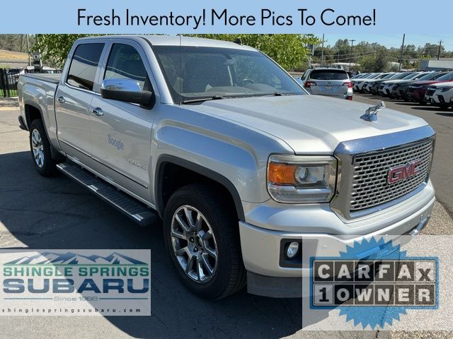 Quicksilver Metallic 2014 GMC Sierra 1500 Denali Crew Cab AWD Pickup Truck Four-Wheel Drive 6-Speed Automatic Overdrive