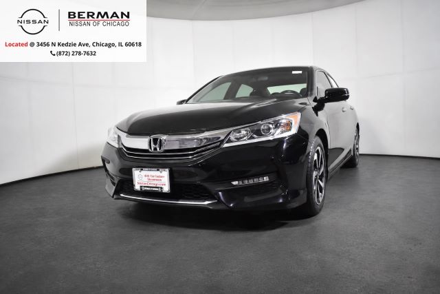 Black 2017 Honda Accord Sedan Front-Wheel Drive 6-Speed Automatic
