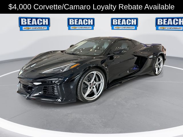 Black 2025 Chevrolet Corvette E-Ray Convertible All-Wheel Drive 8-Speed Dual Clutch