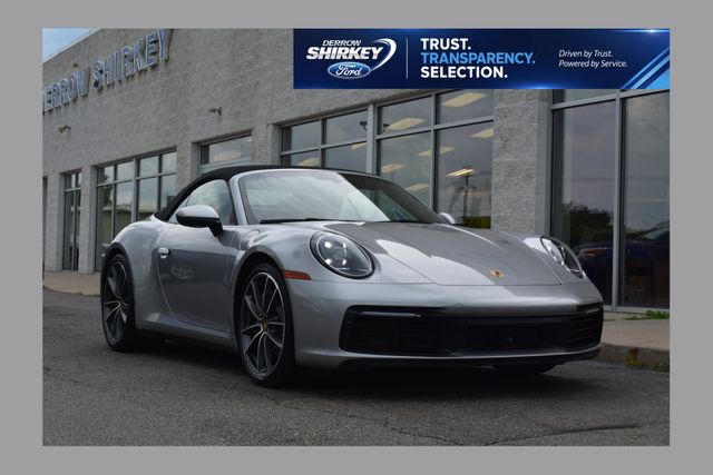 GT Silver Metallic 2020 Porsche 911 Convertible Rear-Wheel Drive 8-Speed Automatic