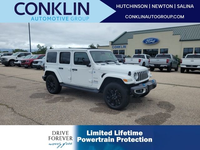 Bright White Clearcoat 2024 Jeep Wrangler 4xe SUV / Crossover Four-Wheel Drive 8-Speed Automatic