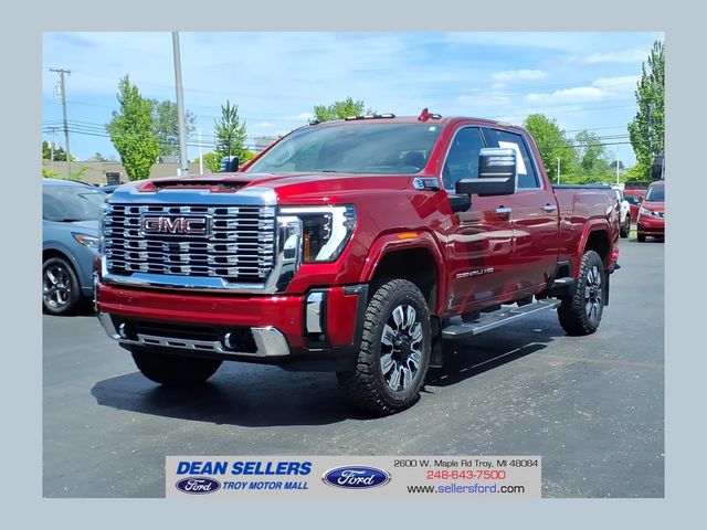 Volcanic Red 2024 GMC Sierra 2500HD Pickup Truck Four-Wheel Drive Automatic