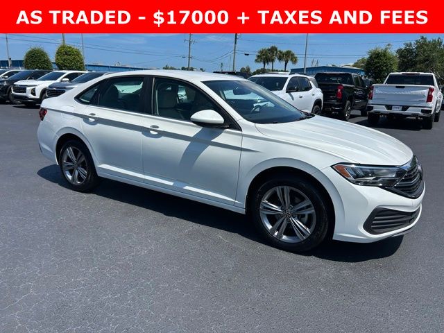 Pure White 2023 Volkswagen Jetta 1.5T SE FWD Sedan Front-Wheel Drive 8-Speed Automatic