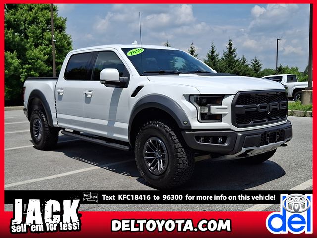 Oxford White 2019 Ford F-150 Raptor SuperCrew 4WD Pickup Truck Four-Wheel Drive Automatic
