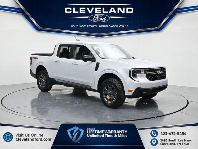 White Metallic 2026 Ford Maverick Pickup Truck All-Wheel Drive 8-Speed Automatic