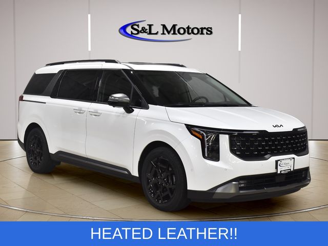 Snow White Pearl 2026 Kia Carnival Hybrid Minivan Front-Wheel Drive 6-Speed Automatic