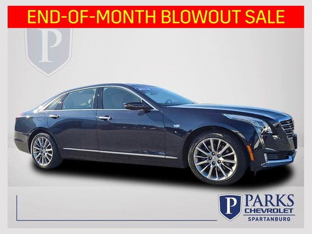 Dark Adriatic Blue 2018 Cadillac CT6 Sedan All-Wheel Drive 8-Speed Automatic