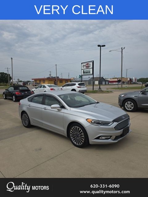 Ingot Silver 2017 Ford Fusion Sedan Front-Wheel Drive 6-Speed Automatic