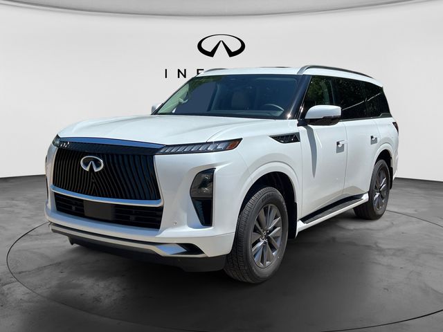 Radiant White 2026 INFINITI QX80 Pure 4WD SUV / Crossover All-Wheel Drive 9-Speed Automatic