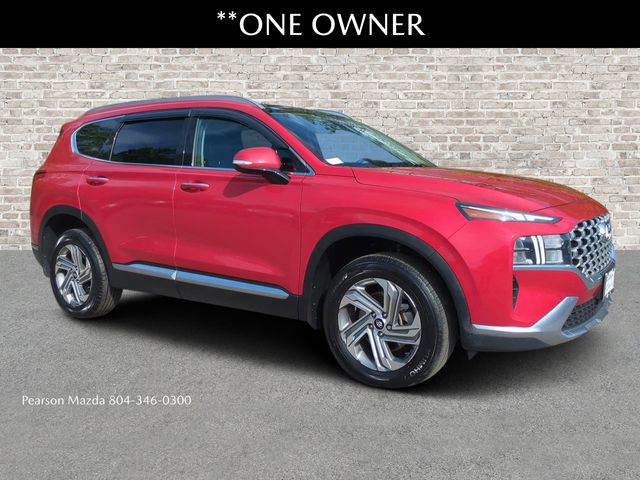 Calypso Red 2022 Hyundai Santa Fe SUV / Crossover All-Wheel Drive 8-Speed Automatic