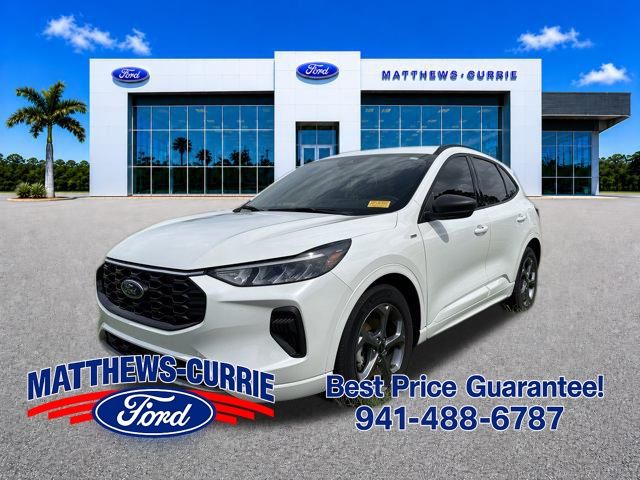 Star White Metallic Tri-Coat 2023 Ford Escape SUV / Crossover Front-Wheel Drive 8-Speed Automatic