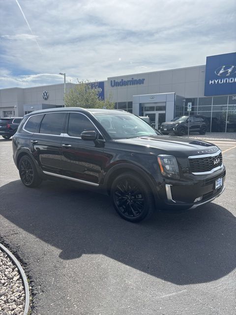 Black Copper 2022 Kia Telluride SX AWD SUV / Crossover All-Wheel Drive 8-Speed Automatic