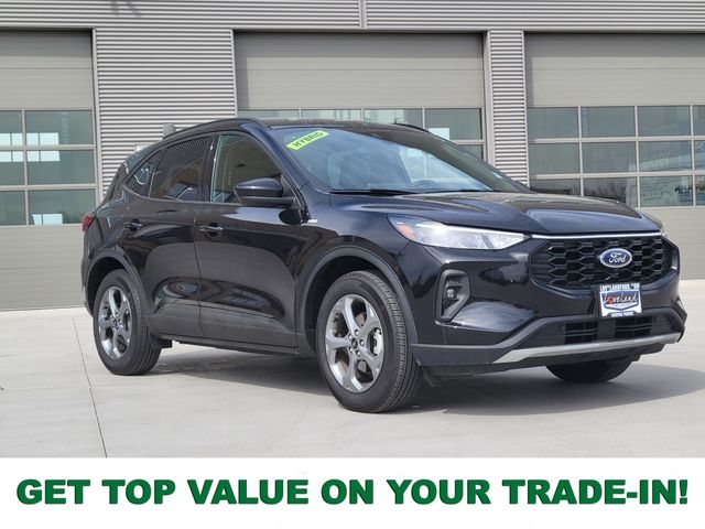 Black Metallic 2025 Ford Escape Hybrid ST-Line Select AWD SUV / Crossover All-Wheel Drive Continuously Variable Transmission