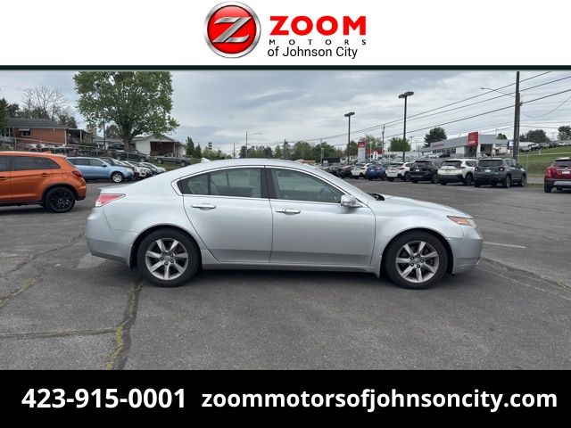 Silver 2012 Acura TL FWD with Technology Package Sedan Front-Wheel Drive 6-Speed Automatic