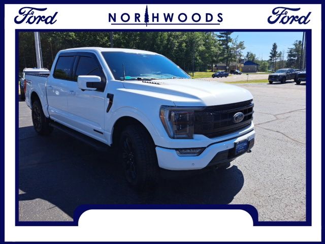 White Metallic 2022 Ford F-150 Pickup Truck Four-Wheel Drive Automatic