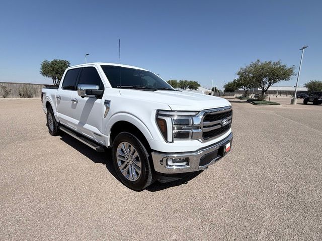 2024 Ford F-150 Lariat White at Brown Honda