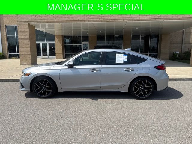 Lunar Silver Metallic 2022 Honda Civic Hatchback Sport Touring FWD Hatchback Front-Wheel Drive Continuously Variable Transmission