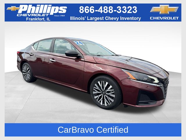 Garnet Pearl Metallic 2024 Nissan Altima Sedan Front-Wheel Drive Continuously Variable Transmission