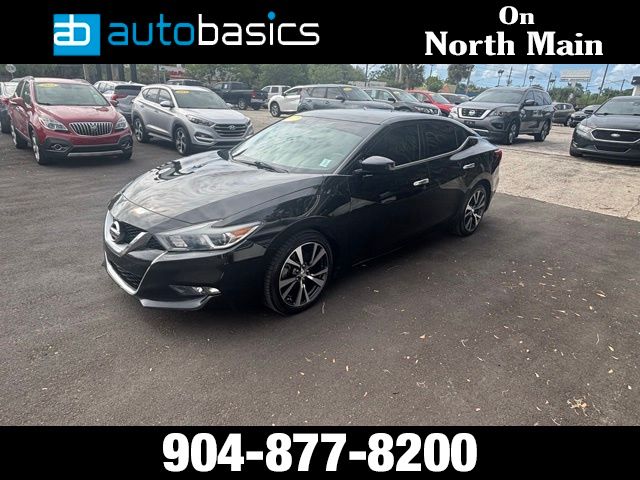 Super Black 2017 Nissan Maxima Sedan Front-Wheel Drive Continuously Variable Transmission