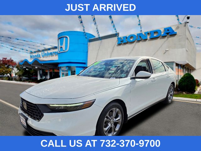 Platinum White Pearl 2024 Honda Accord Sedan Front-Wheel Drive Continuously Variable Transmission