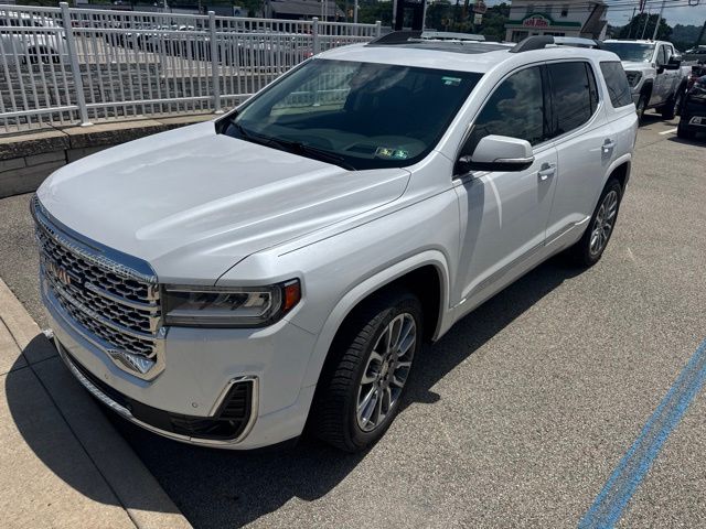 White Frost Tricoat 2022 GMC Acadia SUV / Crossover Four-Wheel Drive 9-Speed Automatic