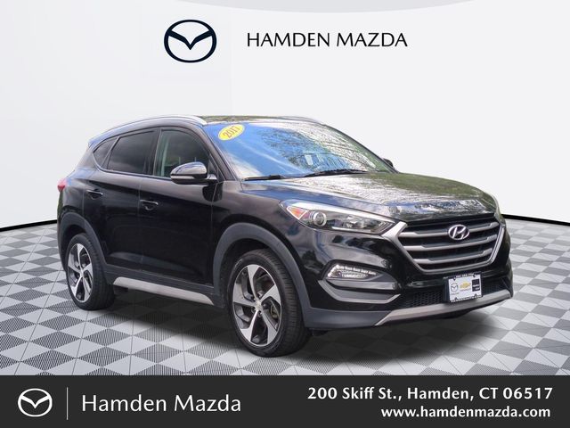 Black Noir Pearl 2017 Hyundai Tucson SUV / Crossover All-Wheel Drive 7-Speed Automatic