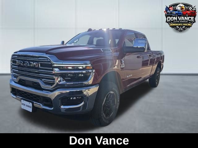 Molten Red Pearlcoat 2026 RAM 3500 Laramie Crew Cab 4WD Pickup Truck Four-Wheel Drive 8-Speed Automatic