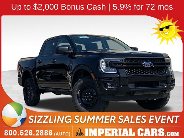 Shadow Black 2026 Ford Ranger Pickup Truck Four-Wheel Drive Automatic