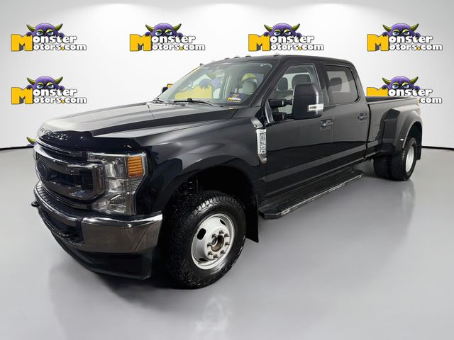 Black 2021 Ford F-350 Super Duty Pickup Truck Four-Wheel Drive Automatic