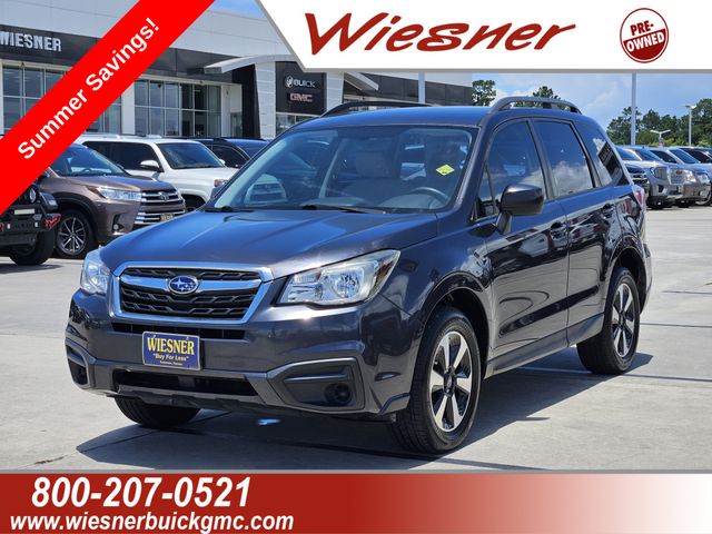 Dark Gray Metallic 2018 Subaru Forester SUV / Crossover All-Wheel Drive Continuously Variable Transmission